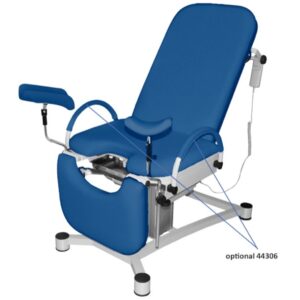 Poltrona Ginecologica Maya in Tubolare Blu - 3