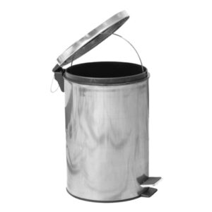 Cestino Rifiuti in Acciaio Inox AISI 410 con Pedale 12 litri - 8 pezzi - 2