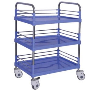 Carrello Utility in Acciaio Inox 3 Ripiani in ABS