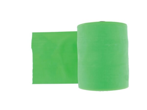 Banda Elastica Latex-Free per Fisioterapia 45 m x 14 cm x 0,25 mm Verde - 2 pezz