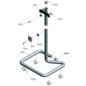 Basamento per Air Cleaner 36510 - 2 pezzi - 2