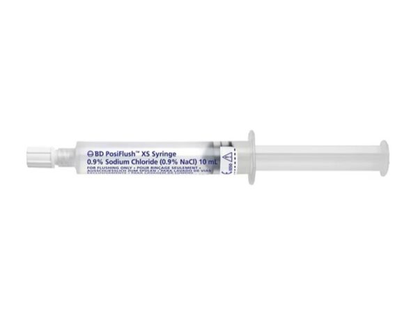 BD Siringa Preriempita PosiFlush XS 10 ml Soluzione Fisiologica Sterile Luer-Loc