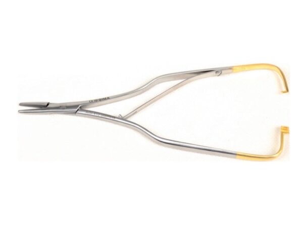 Porta Aghi Arruga in Carburo di Tungsteno - Retto 16 cm - Punte Lisce - Acciaio