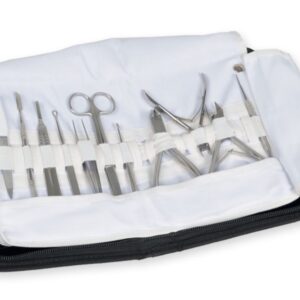 Kit Podologia Professionale in Acciaio Inox 11 Strumenti - 3 kit