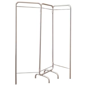 Paravento a 3 Ante con Telaio in Alluminio senza Tende - 2 pezzi - 1