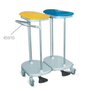 Carrello Portasacco Biancheria a Pedale - 2 Sacchi - 2