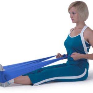 Banda Elastica per Fisioterapia Latex Free 1,5 m x 14 cm x 0,35 mm Blu - 40 pz - 2
