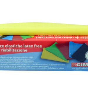 Fascia Elastica di Resistenza Latex Free 5,5 m x 14 cm x 0,20 mm Gialla - 20 pz - 3