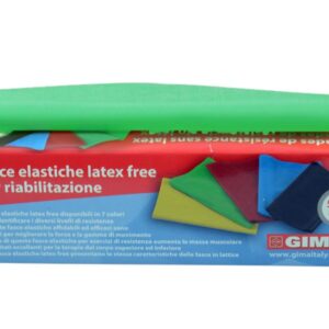 Banda Elastica Latex-Free per Fisioterapia 5,5 m x 14 cm x 0,25 mm Verde - 15 pz - 3