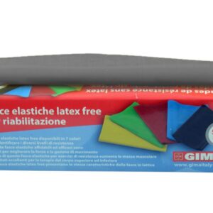 Banda Elastica Latex-Free per Fisioterapia 5,5 m x 14 cm x 0,50 mm Grigio - 8 pz - 3