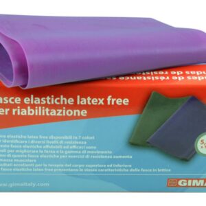 Banda Elastica Latex-Free per Fisioterapia 5,5 m x 14 cm x 0,60 mm Viola - 6 pz - 3