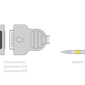 Cavo Paziente ECG 10 Derivazioni 2,2 m a Banana Compatibile GE Marquette - 2 pz
