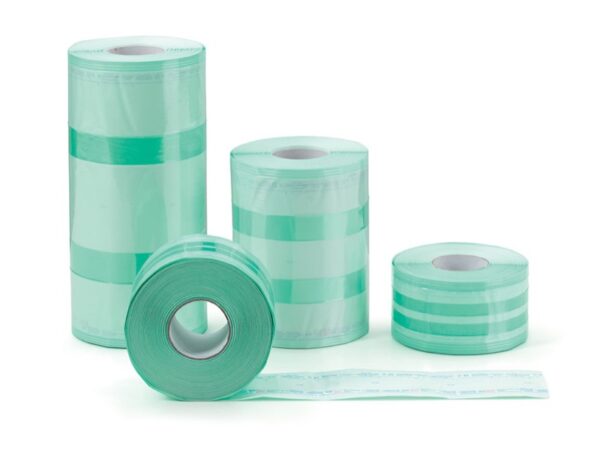 Rotoli a Soffietto per Sterilizzazione Eline 100 m x 100 mm x 50 mm - 4 rotoli
