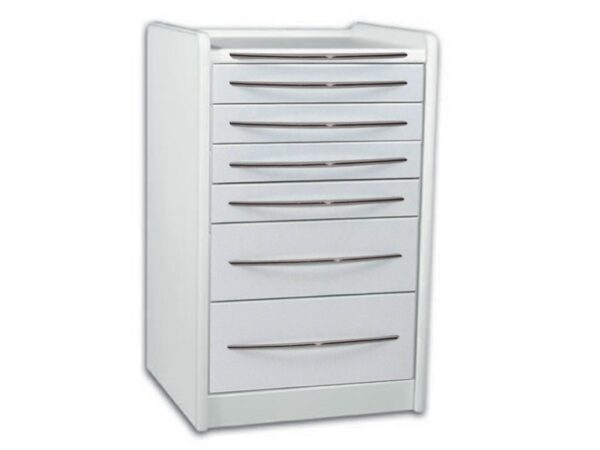 Cassettiera Mobile GE419 6 Cassetti 49 cm Bianca