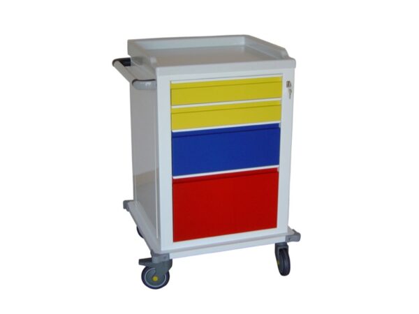 Carrello Modulare Verniciato per Ambulatorio 2+1+1 Cassetti