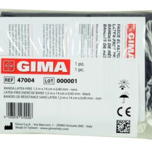 Banda Elastica per Fisioterapia Latex-Free 1,5 m x 14 cm x 0,40 mm Nera - 30 pez - 3
