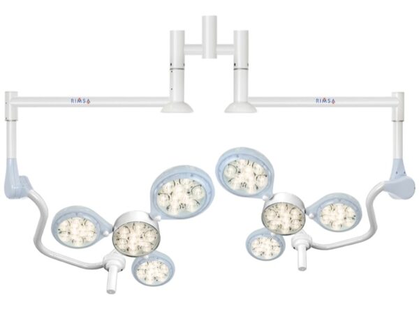 Lampada Scialtica LED Quattroluci Doppia a Soffitto