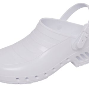 Zoccoli Sanitari Bianchi con Cinturino Tomaia Chiusa - Taglie 34-47/48 - 6 paia - 10