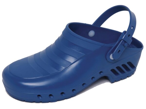 Zoccoli Sanitari Blu con Cinturino senza Fori - Taglie 34-48 - 6 paia