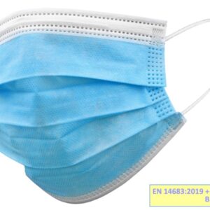 Gisafe Mascherina Chirurgica 3 Veli Tipo IIR Adulti Azzurra - 2500 pz - 1