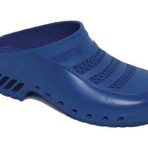 Zoccoli Sanitari Blu Tomaia Forata, Made in Italy - Taglie 34-48 - 8 paia - 12