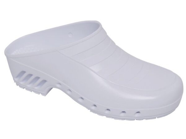 Zoccoli Sanitari Professionali Bianchi senza Fori - Taglie 34-48 - 8 Paia