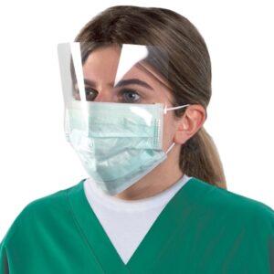 Mask-Op Occhiali Protettivi con Maschera Trasparente - 300 pezzi - 1
