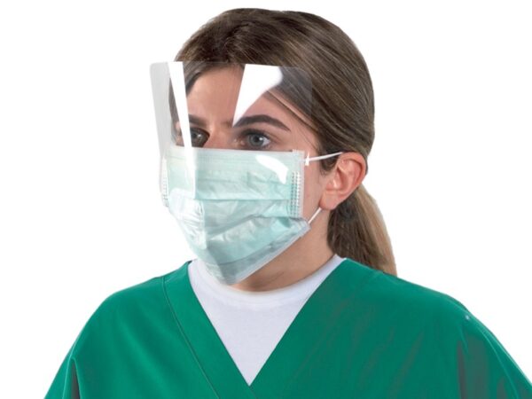 Mask-Op Occhiali Protettivi con Maschera Trasparente - 300 pezzi
