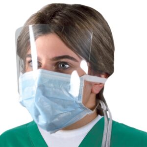 Mask-Op Occhiali Protettivi con Maschera Trasparente - 300 pezzi - 3