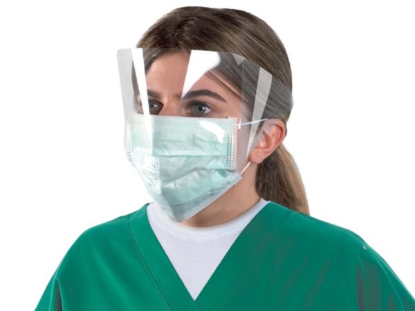 Mask-Op Occhiali Protettivi con Visiera Avvolgente - 250 pezzi