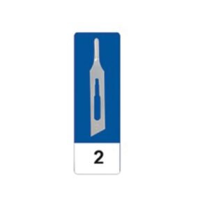 Lama Sgorbia Sterile Acciaio al Carbonio per Podologia - N. 1-15 - 500 pz - 6