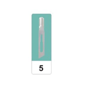 Lama Sgorbia Sterile Acciaio al Carbonio per Podologia - N. 1-15 - 500 pz - 9