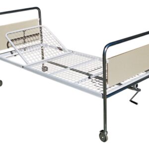Letto Ospedaliero Articolato a 1 Snodo con Schienale Regolabile - 2