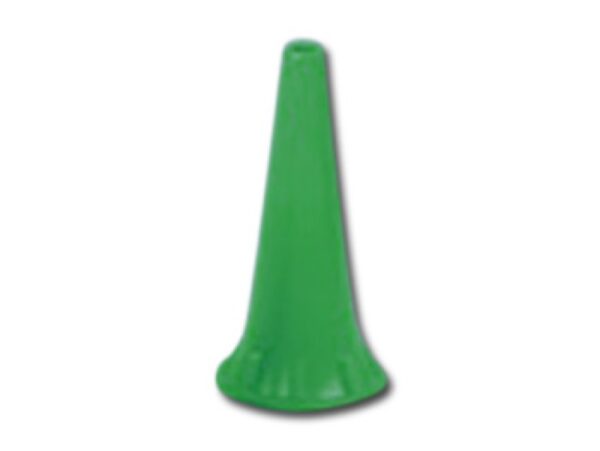 Mini Speculum Monouso per Otoscopio Verdi Latex Free - diam. 2,5-4 mm - 5000 pz