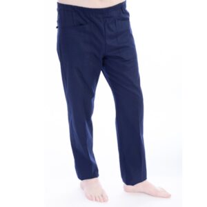Pantaloni Sanitari Unisex Blu in Cotone/Poliestere 60/40 - Taglie XS-XXL - 8 pz - 1