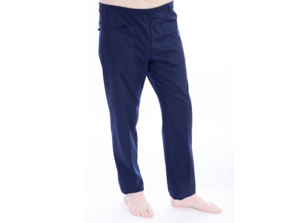 Pantaloni Sanitari Unisex Blu in Cotone/Poliestere 60/40 - Taglie XS-XXL - 8 pz