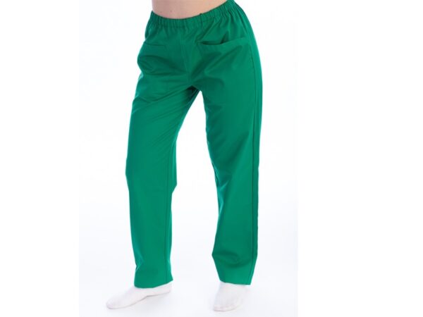 Pantaloni Unisex 60% Cotone 40% Poliestere Verdi - Taglie XS-XXL - 8 pezzi