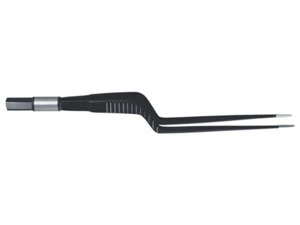 Pinza Bipolare Non-Aderente Baionetta Punte 1 mm - Lunghezze 18-20 cm - 2 pezzi
