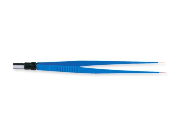 Pinza Bipolare Retta Isolata - Punte 0,3 mm - Lungh. 18-20 cm - 2 pz