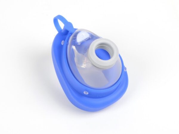 Ambu Mascherina in Silicone Trasparente Latex Free Blu - 4 pezzi