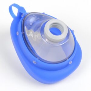 Ambu Mascherina in Silicone Trasparente Latex Free Blu - 4 pezzi - 3