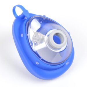 Ambu Mascherina in Silicone Trasparente Latex Free Blu - 4 pezzi - 4
