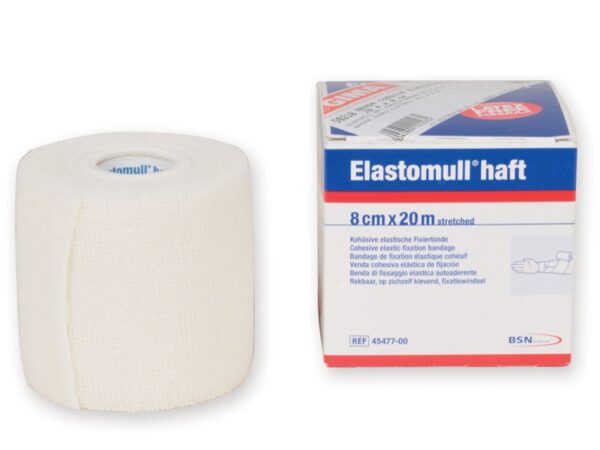 Benda Coesiva Elastica Elastomull Haft 20 m - Larghezze 8-10 cm - 8 pezzi
