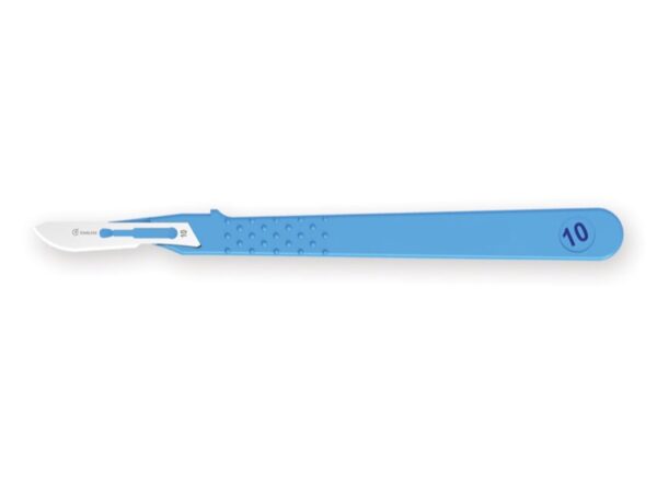 Bisturi Monouso Sterile con Lama Inox e Manico in ABS - N. 10-24 - 500 pz