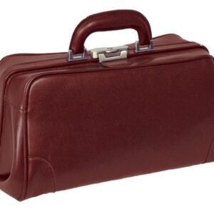 Borsa Medica Florida in Pelle con Fondo Rigido e Serratura - in 4 Colori - 2 pz - 1