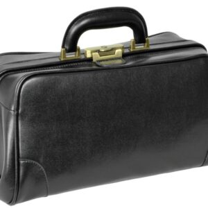 Borsa Medica Florida in Pelle con Fondo Rigido e Serratura - in 4 Colori - 2 pz - 5