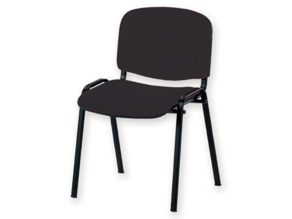 Sedia Iso Imbottita in Similpelle con 4 Gambe - in 2 Colori - 2 pezzi