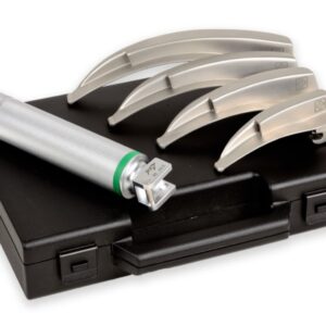 Set Laringoscopio Maxlite F.O. LED con 4 Lame Mc Intosh 1-2-3-4 - 1