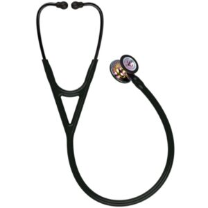 Stetoscopio Littmann Cardiology IV 6165/6240 Nero, Finitura Arcobaleno - 69 cm - 1