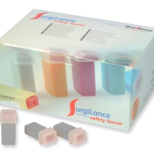 Surgilance Lancette di Sicurezza ad Ago Automatico - Calibri 21G-23G - 800 pezzi - 1